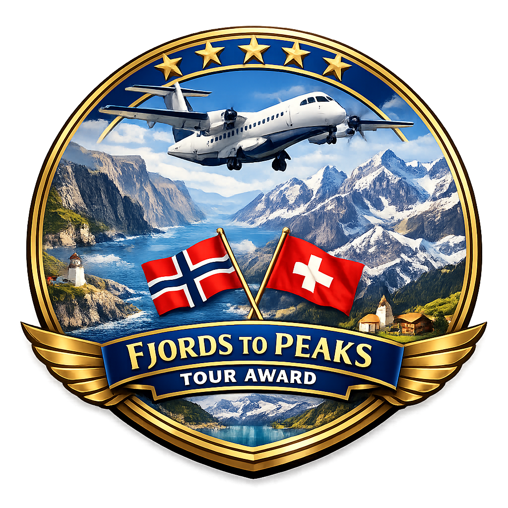 🏔️✈️ Fjords to Peaks: The European Scenic Challenge ✈️🏔️