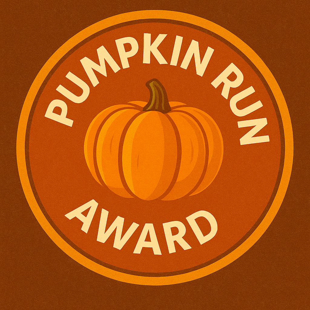 Awarded to pilots who complete the Pumpkin Run Tour